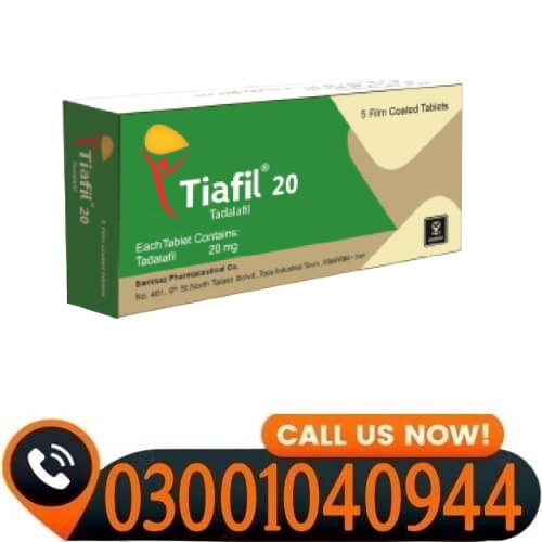 Tiafil Tadalafil 20mg Tablet in Pakistan 